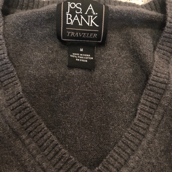 JoS. A. Bank Traveler V-Neck Sweater - Picture 3 of 4